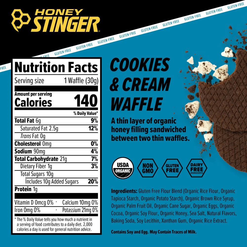 Cookies & Cream Gluten-Free Waffle Box of 12