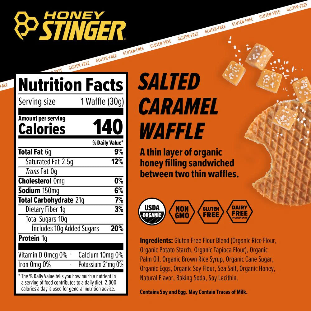 Salted Caramel Gluten-Free Waffle Box of 12