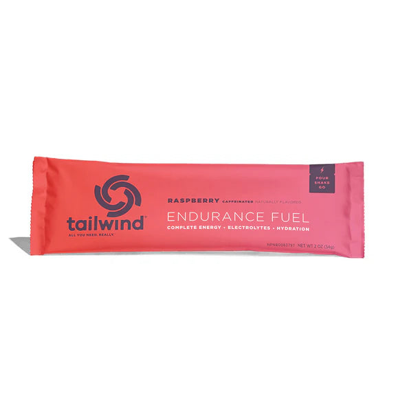 Tailwind Endurance Fuel-Caffeinated Raspberry-Single Serving
