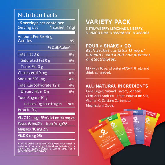 Rapid Hydration-Variety Pack / 15 Serving Variety Pack