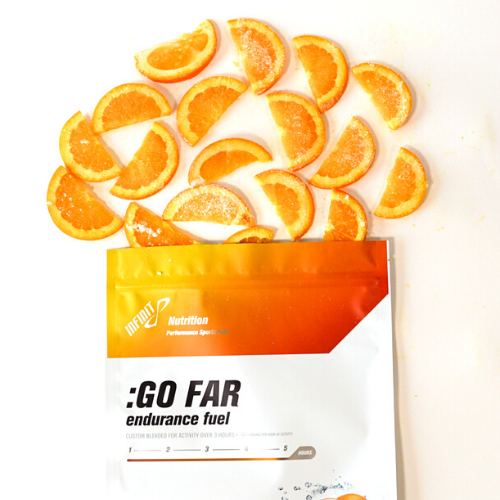:GO FAR Endurance Fuel - Orange - 18 serving bag