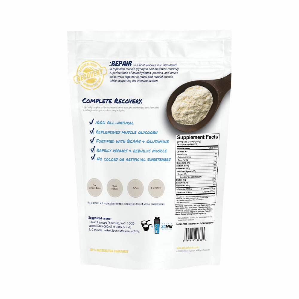 :REPAIR Complete Recovery - Vanilla - 16 serving bag