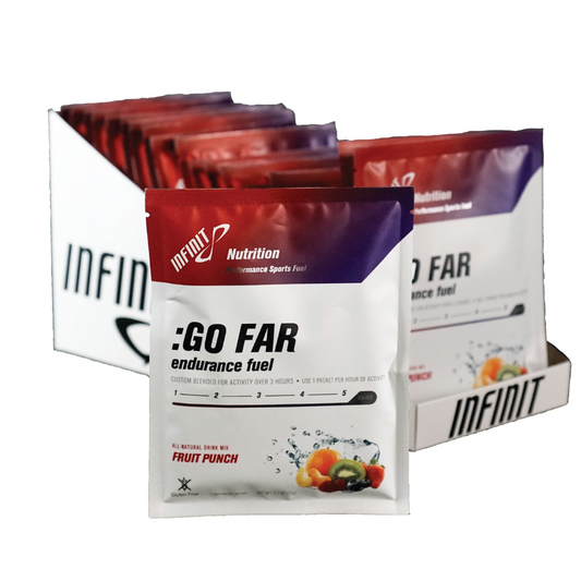 :GO FAR Endurance Fuel - Fruit Punch - 20 Pack Singles