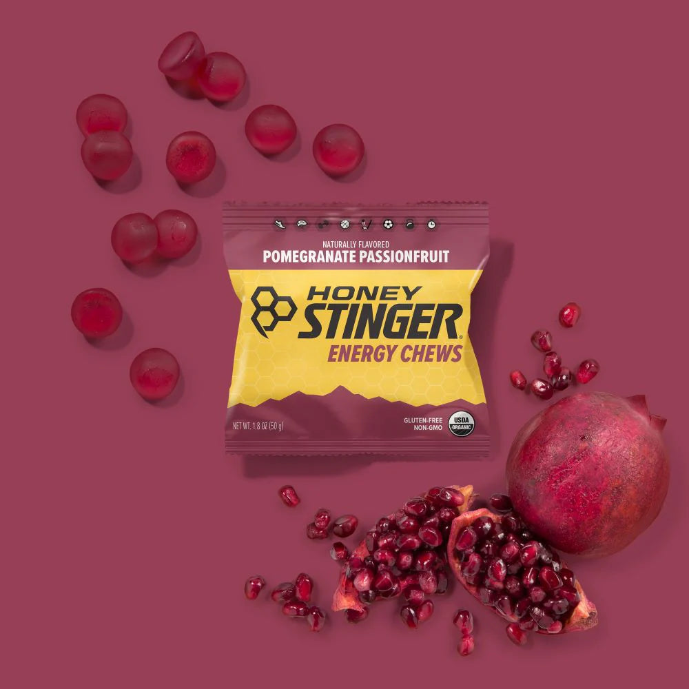 Pomegranate Passionfruit Energy Chews Box of 12