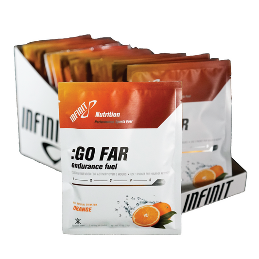 :GO FAR Endurance Fuel - Orange - 20 Pack Singles