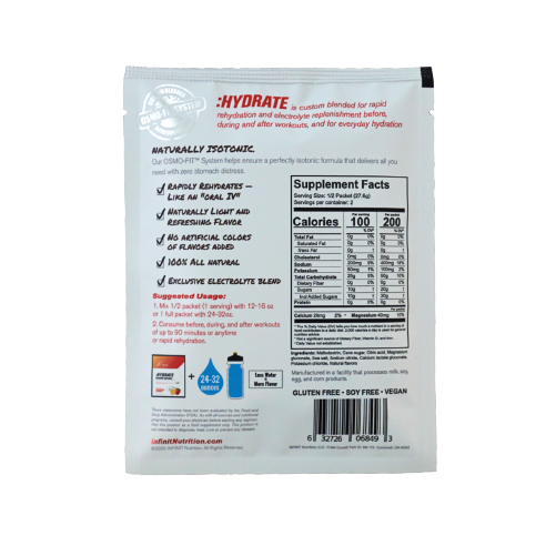 :HYDRATE Essential Hydration - 20 Pack Two-serving Packets