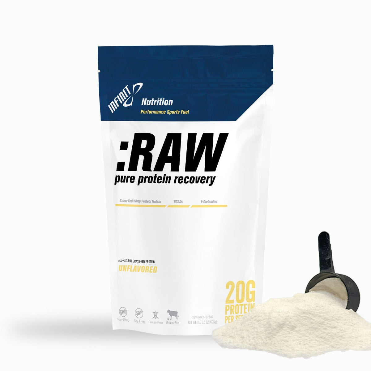 :RAW Pure Protein-28 Serving Resealable Eco-pack